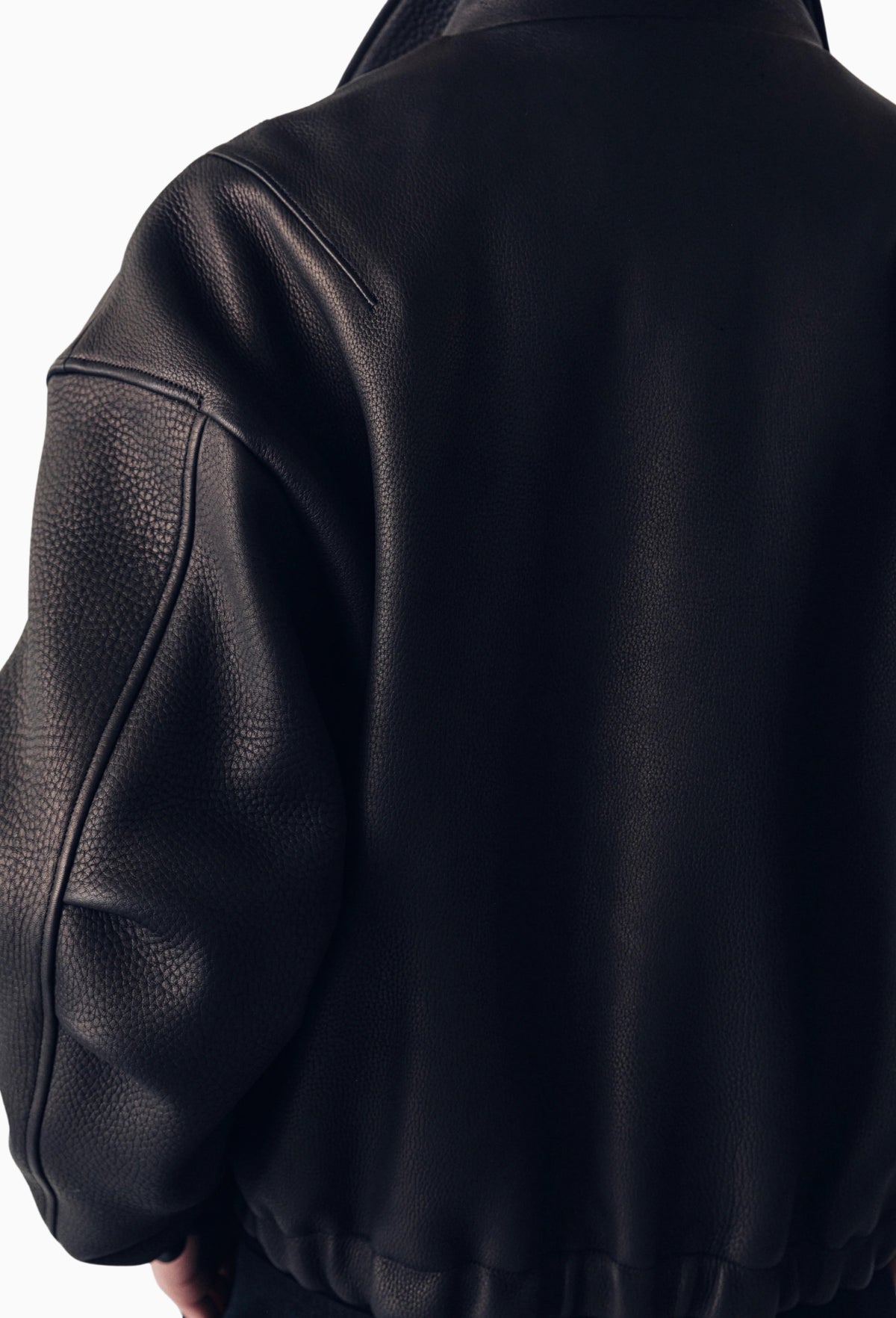 Deerskin Kira Leather Drape Blouson