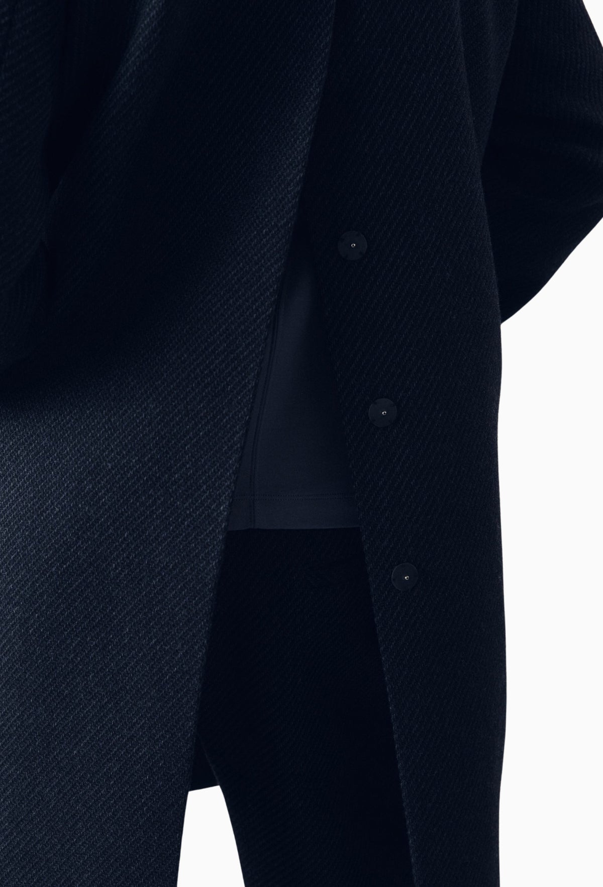Wool Ronan Structured Zip Coat
