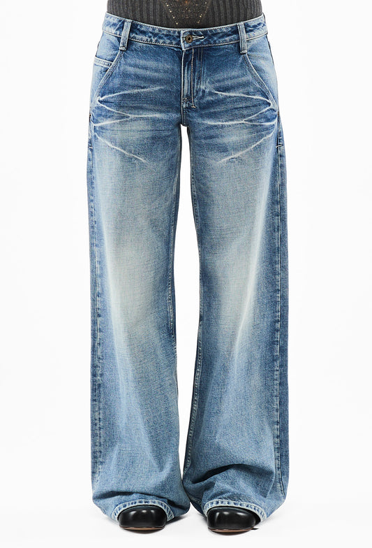 Light Wash Oversized Jeans