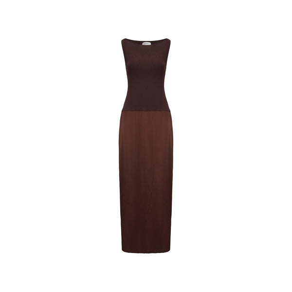 Coffee Tavi Dress