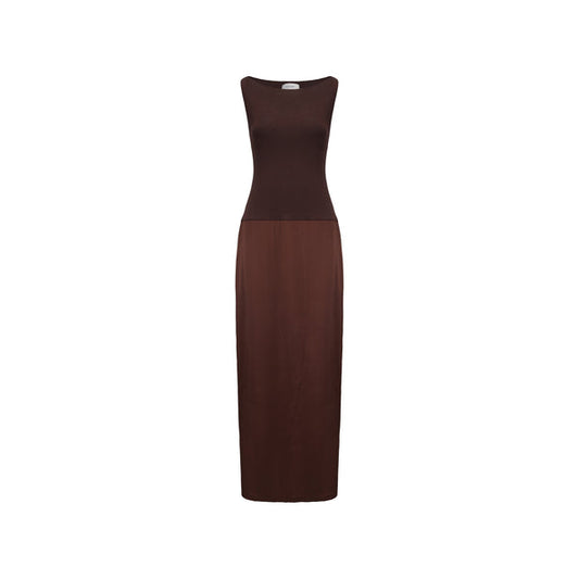 Coffee Tavi Dress