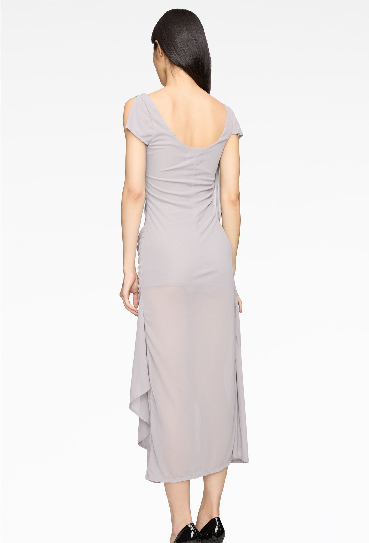 Antro Slate Mesh Dress