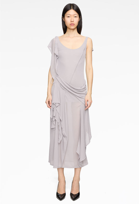 Antro Slate Mesh Dress