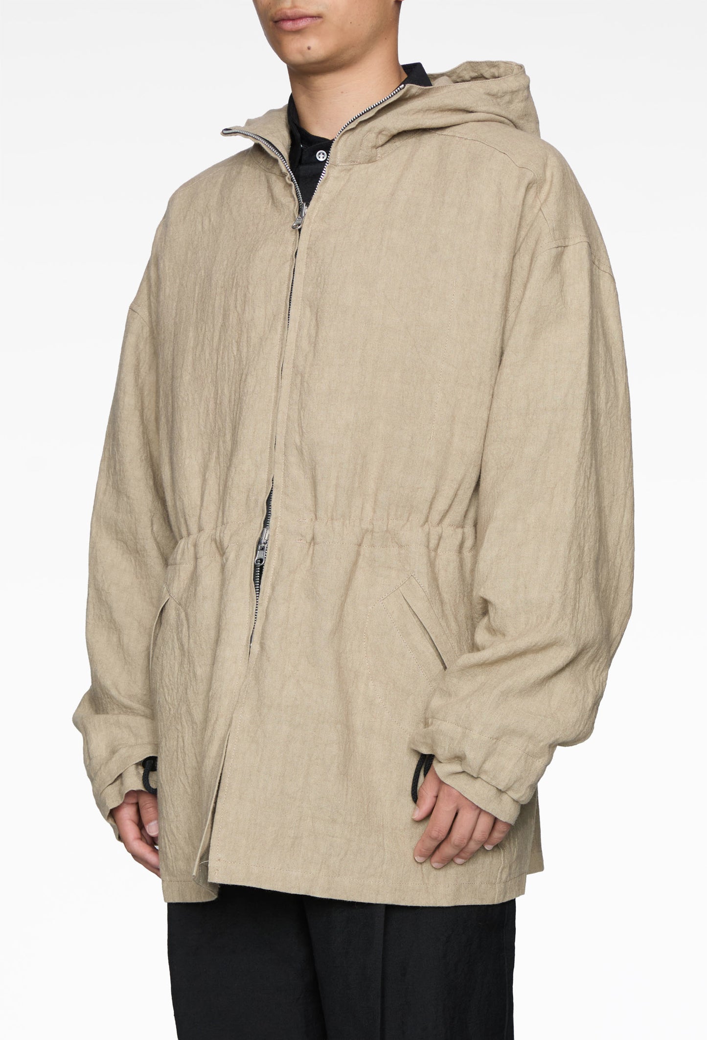 Beige Reversible Boyhood Parka