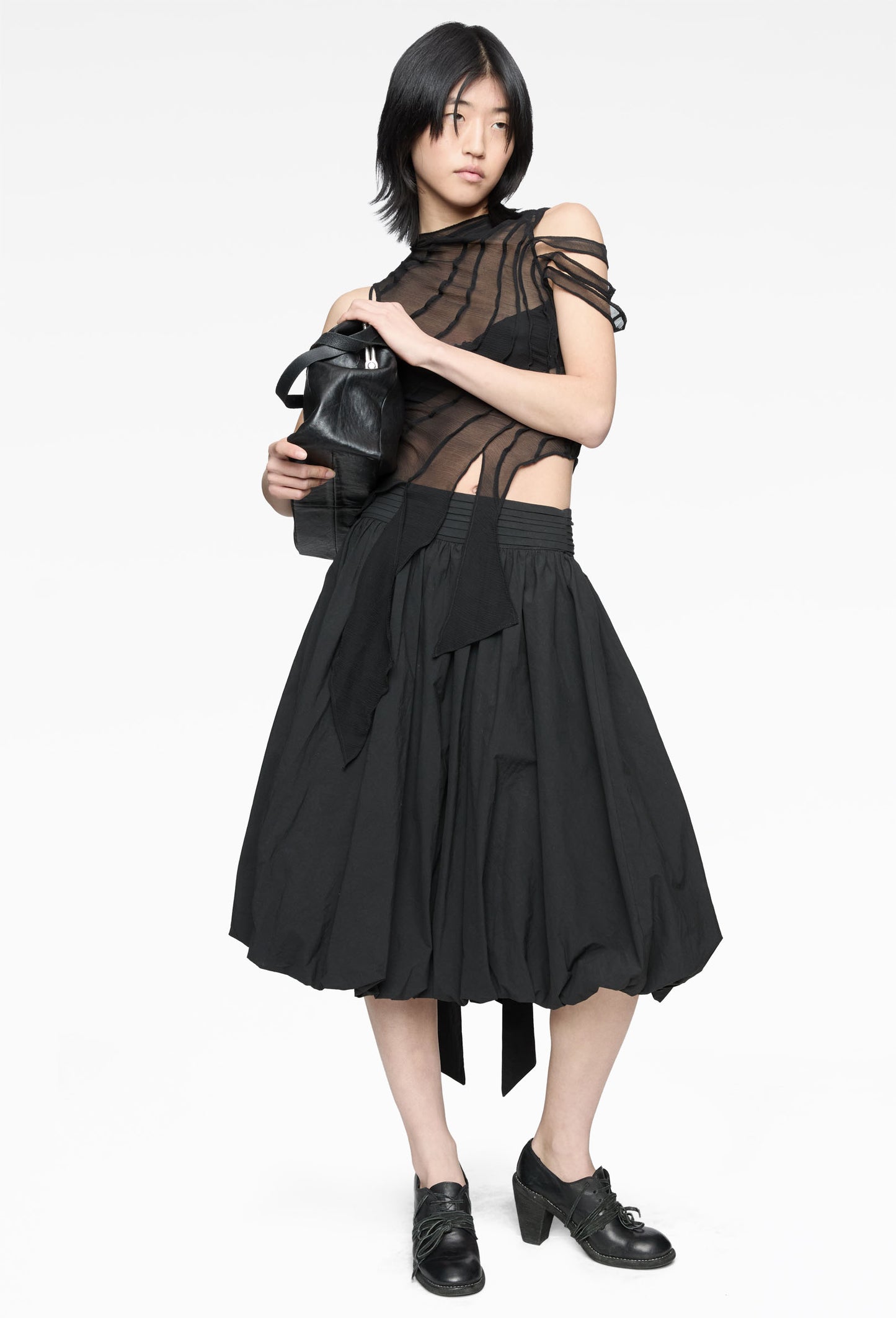 Black Arabesque Top