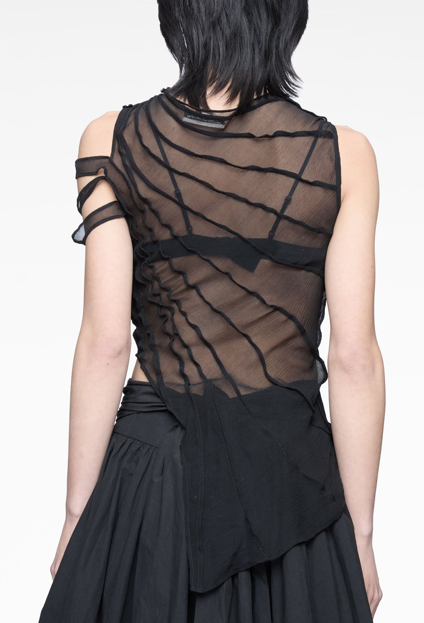 Black Arabesque Top