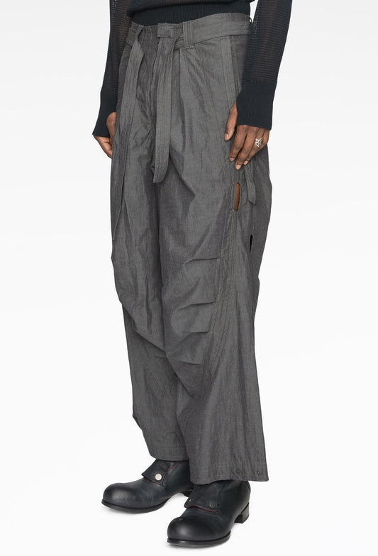 Black Basic Unit 02 Pants (SS26)