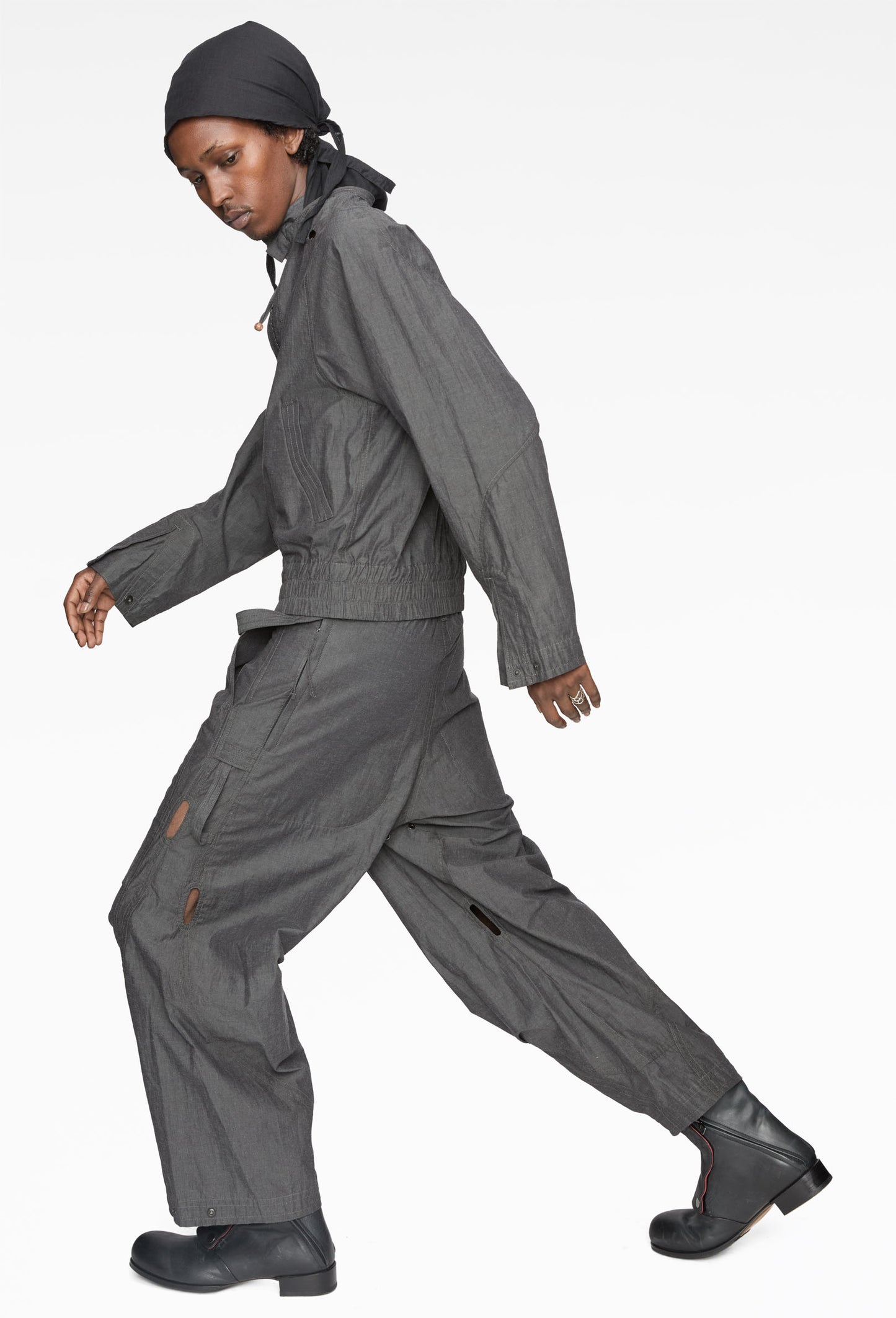 Black Basic Unit 02 Pants (SS26)