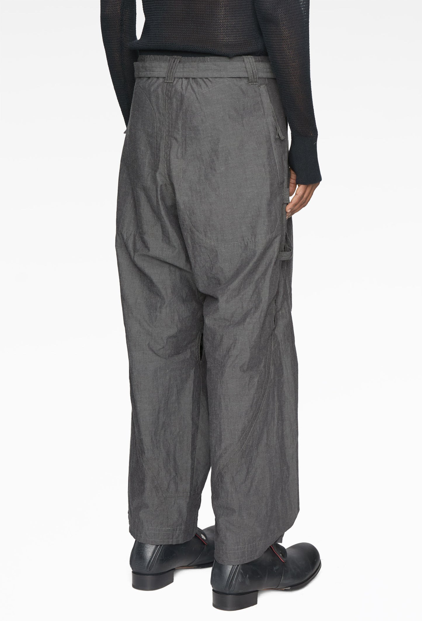 Black Basic Unit 02 Pants (SS26)