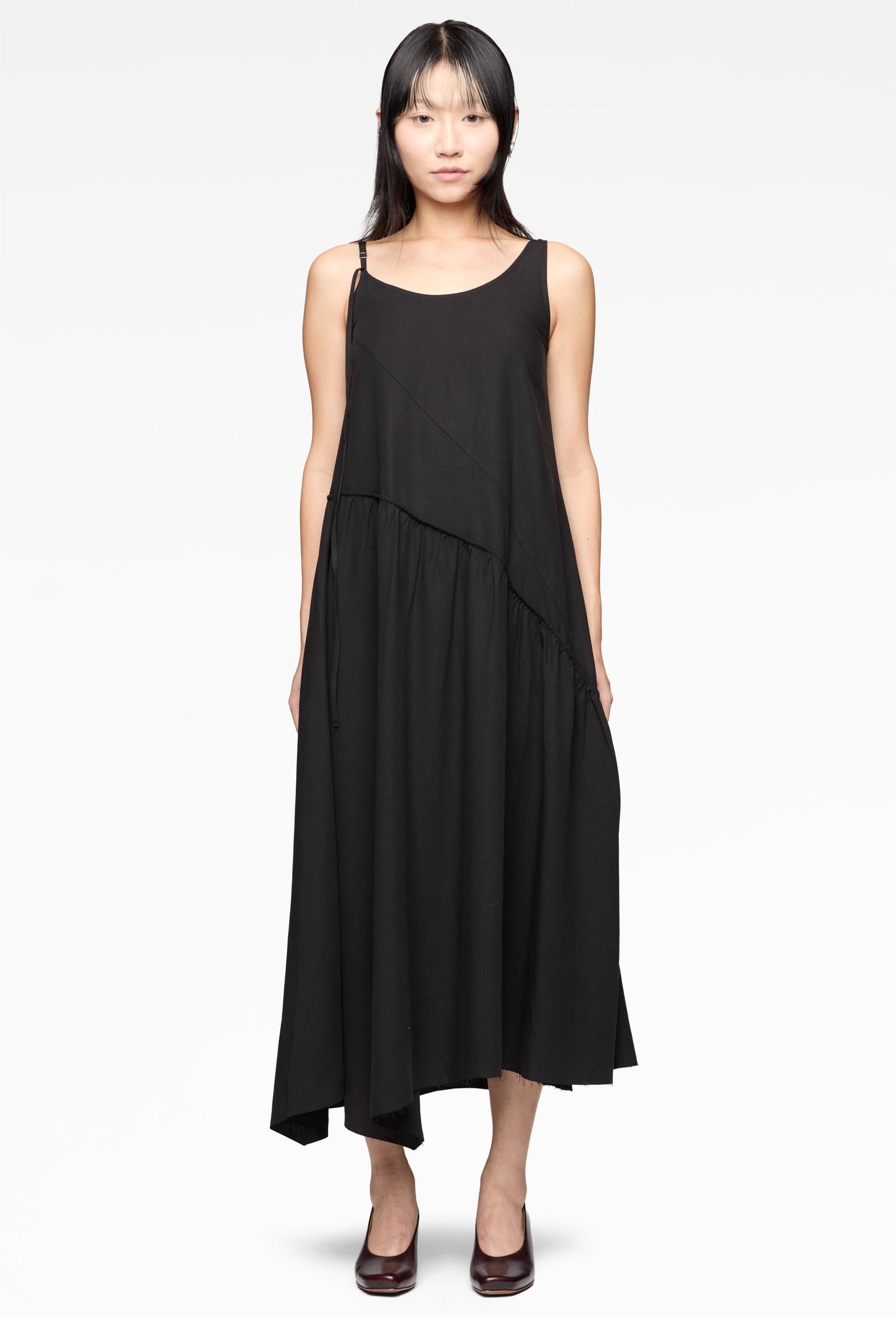 Black Comfort Midi Dress