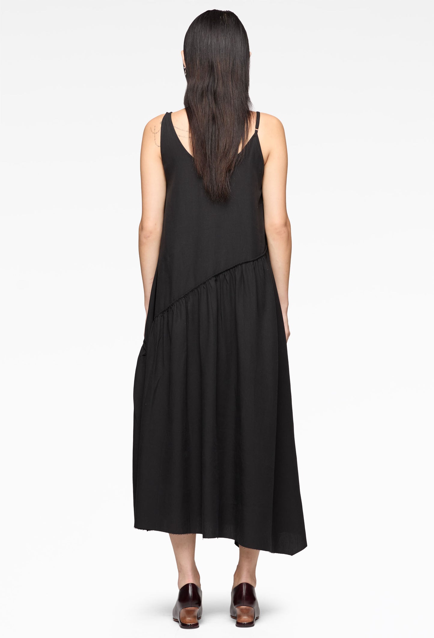 Black Comfort Midi Dress