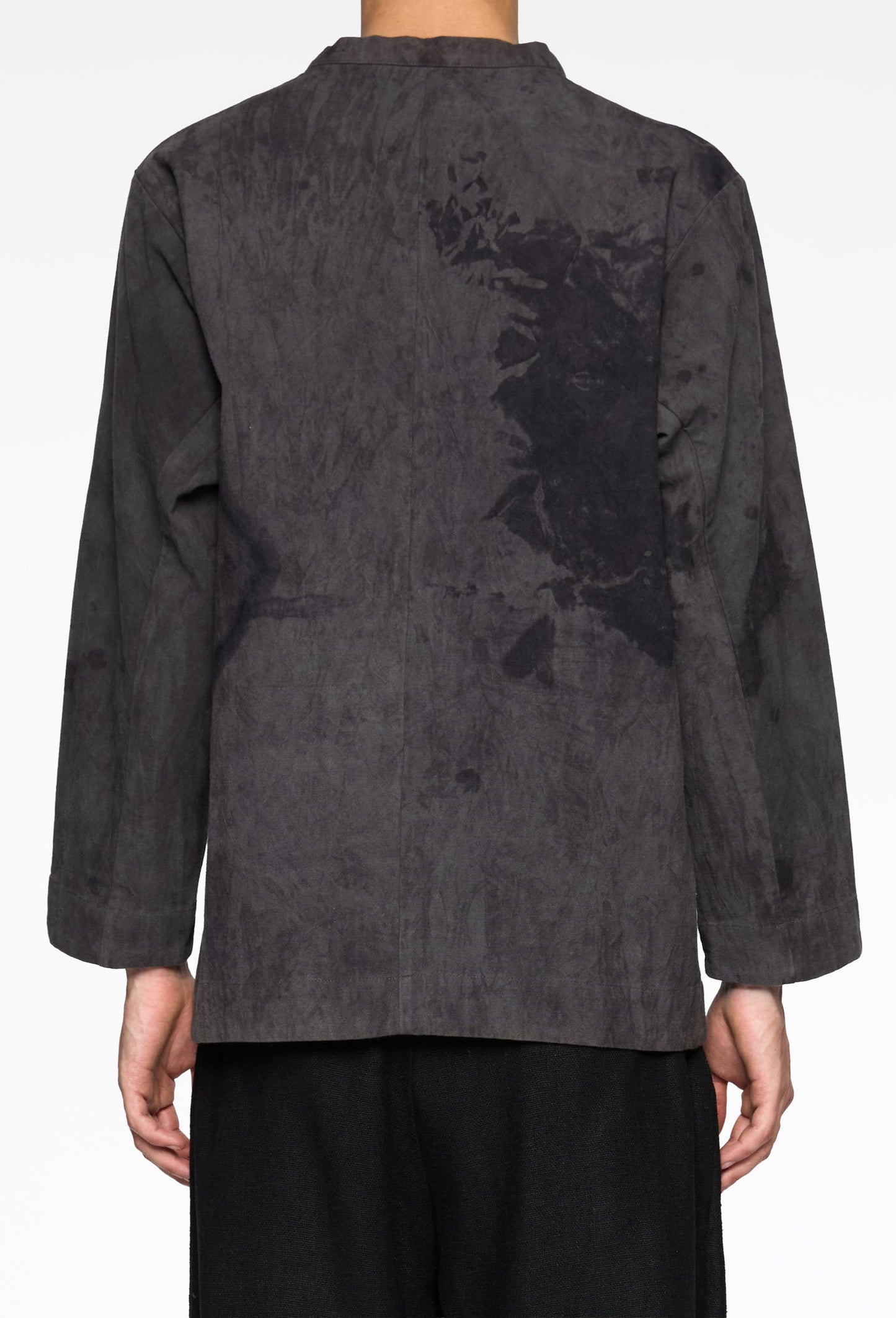 Black Cotton Long Sleeved T-Shirt