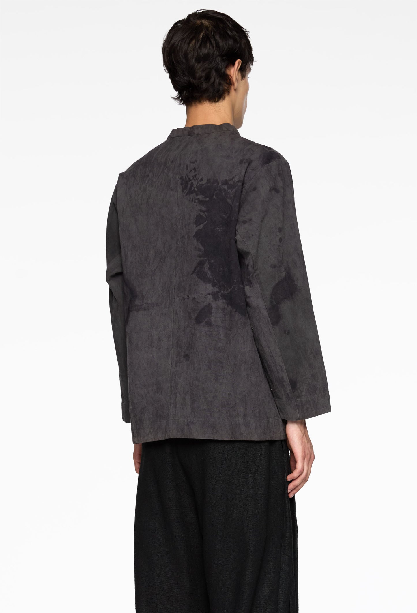 Black Cotton Long Sleeved T-Shirt
