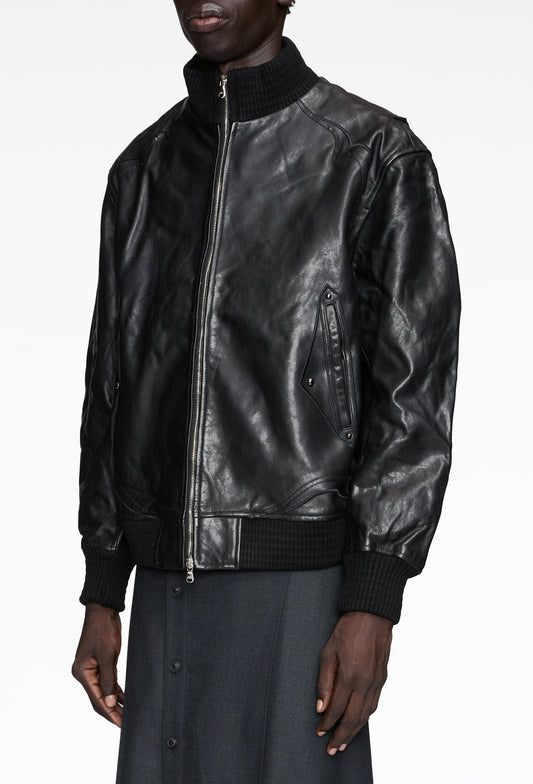 Black Deck Zip Jacket