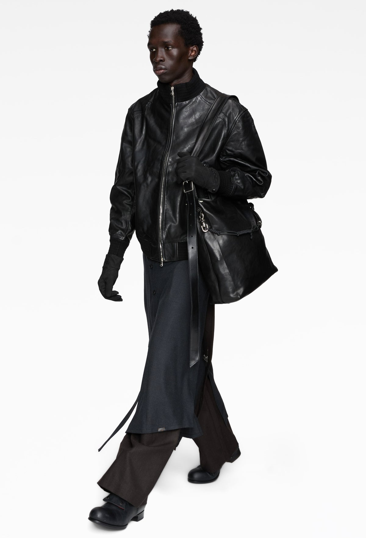 Black Deck Zip Jacket