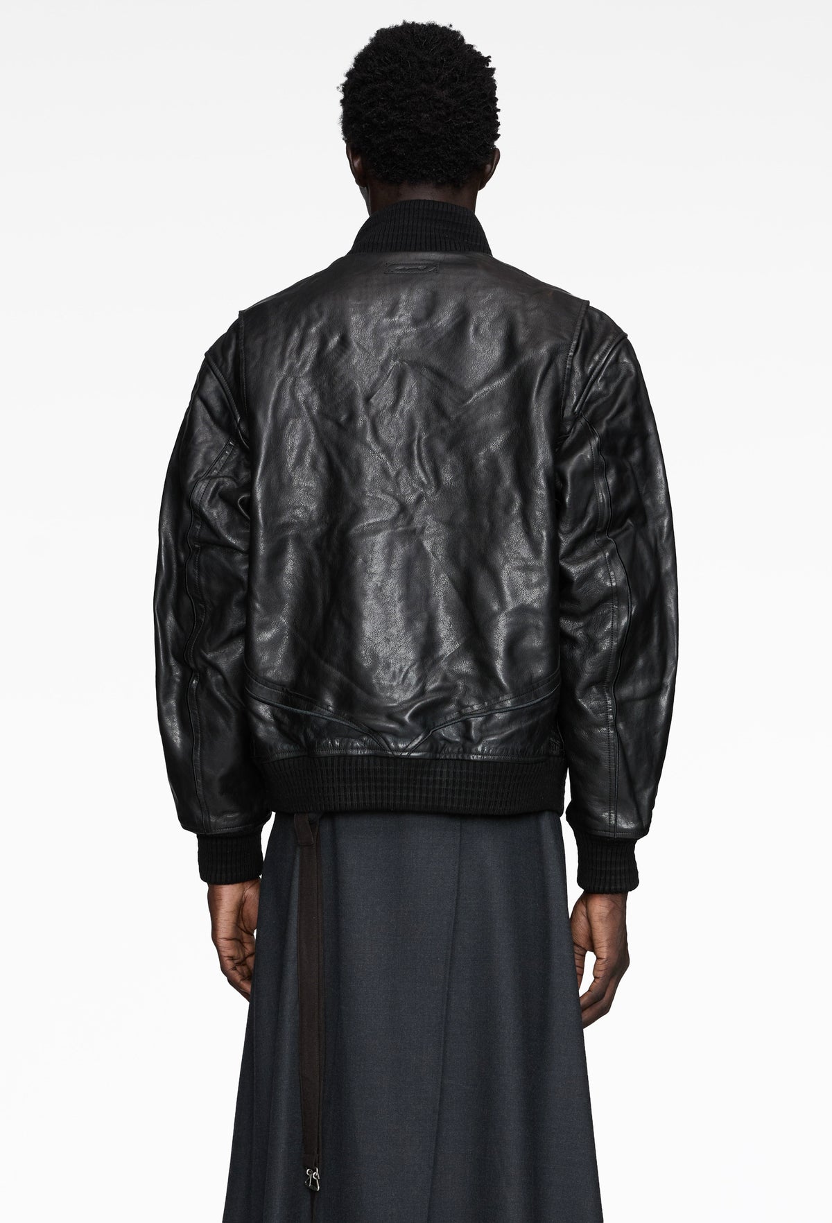 Black Deck Zip Jacket