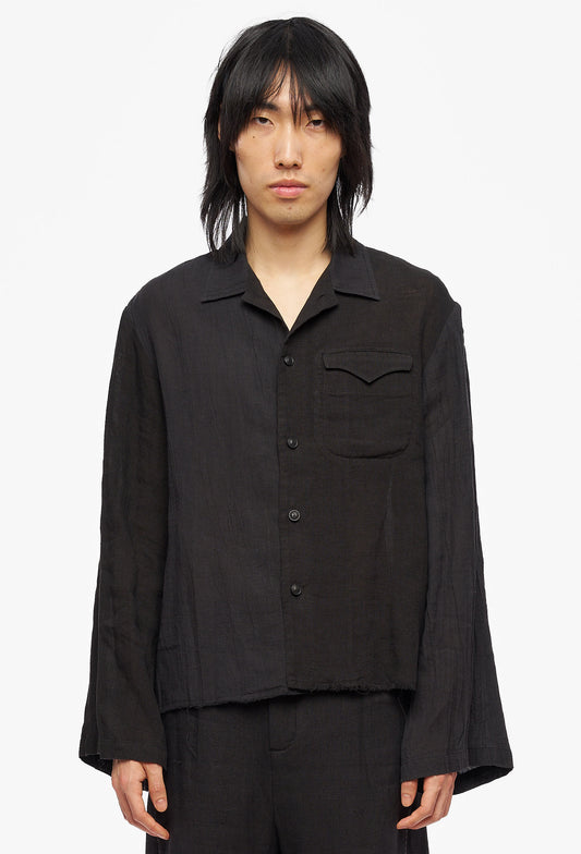 Black Distressed Shirt