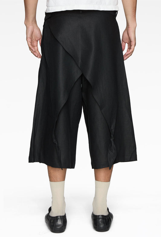 Black Drops Bermuda Shorts