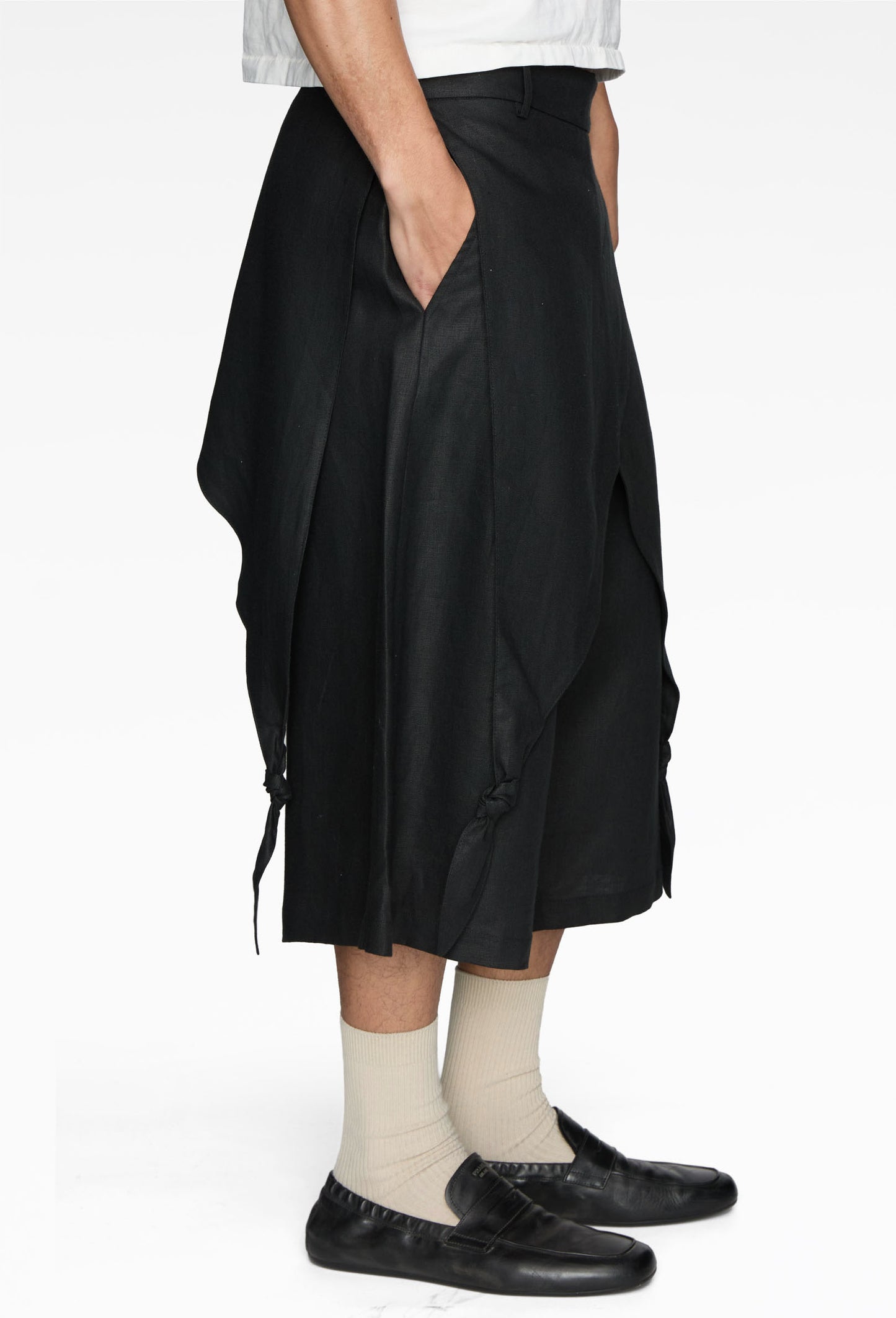 Black Drops Bermuda Shorts