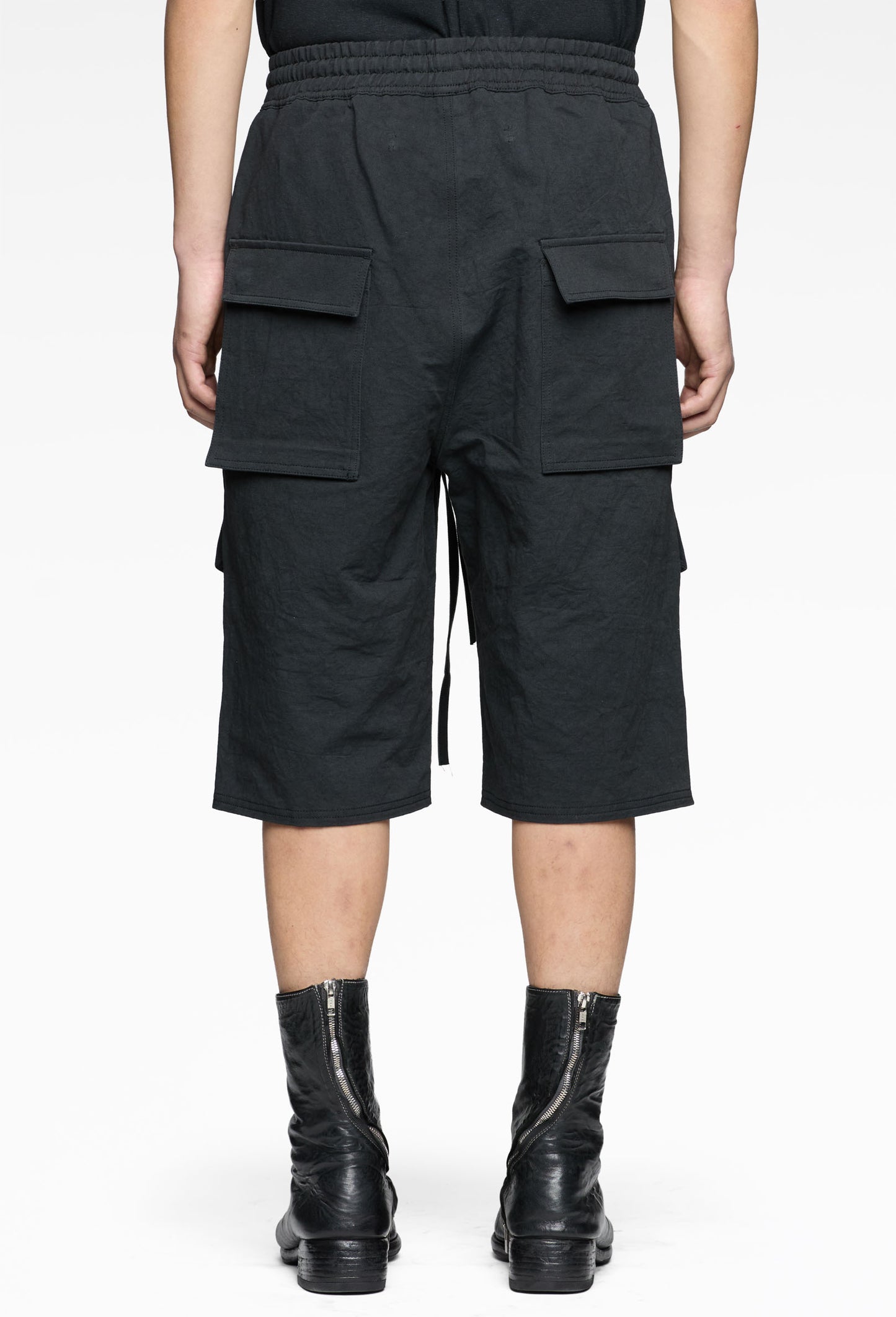 Black Fatigue Shorts