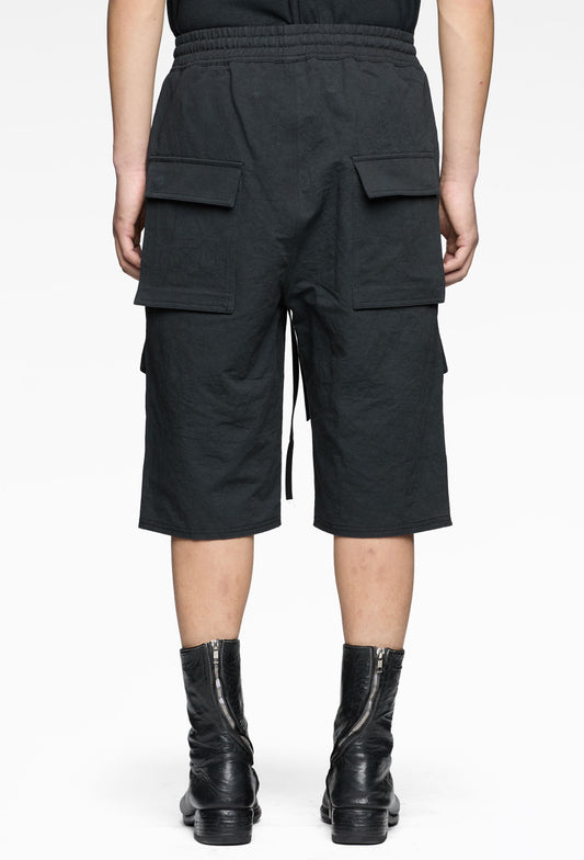 Black Fatigue Shorts