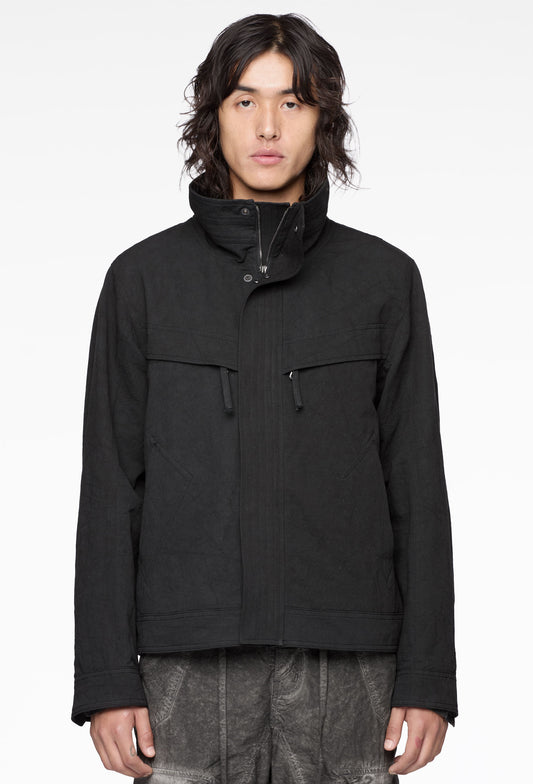 Black Highneck Jacket
