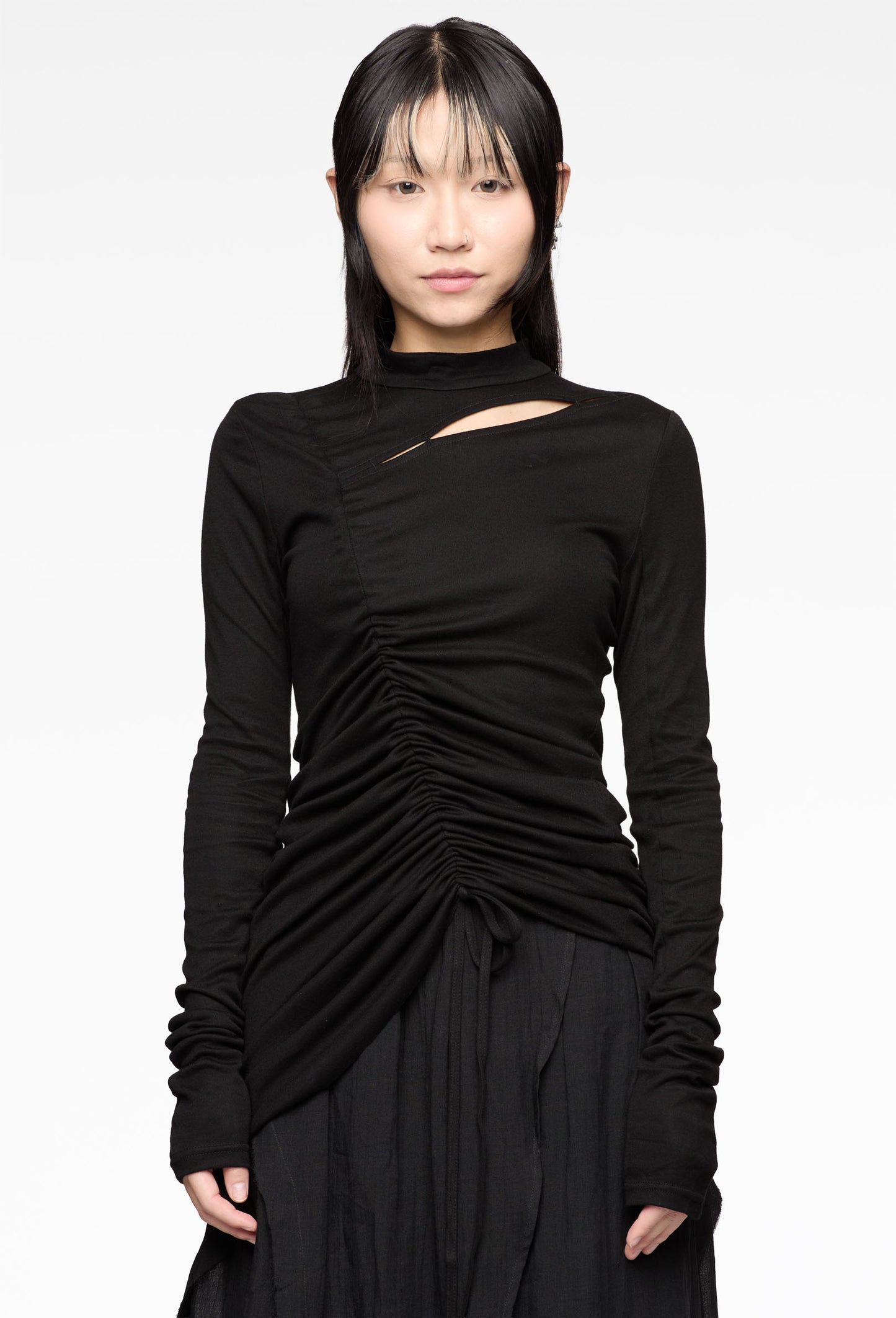 Black Knit Top