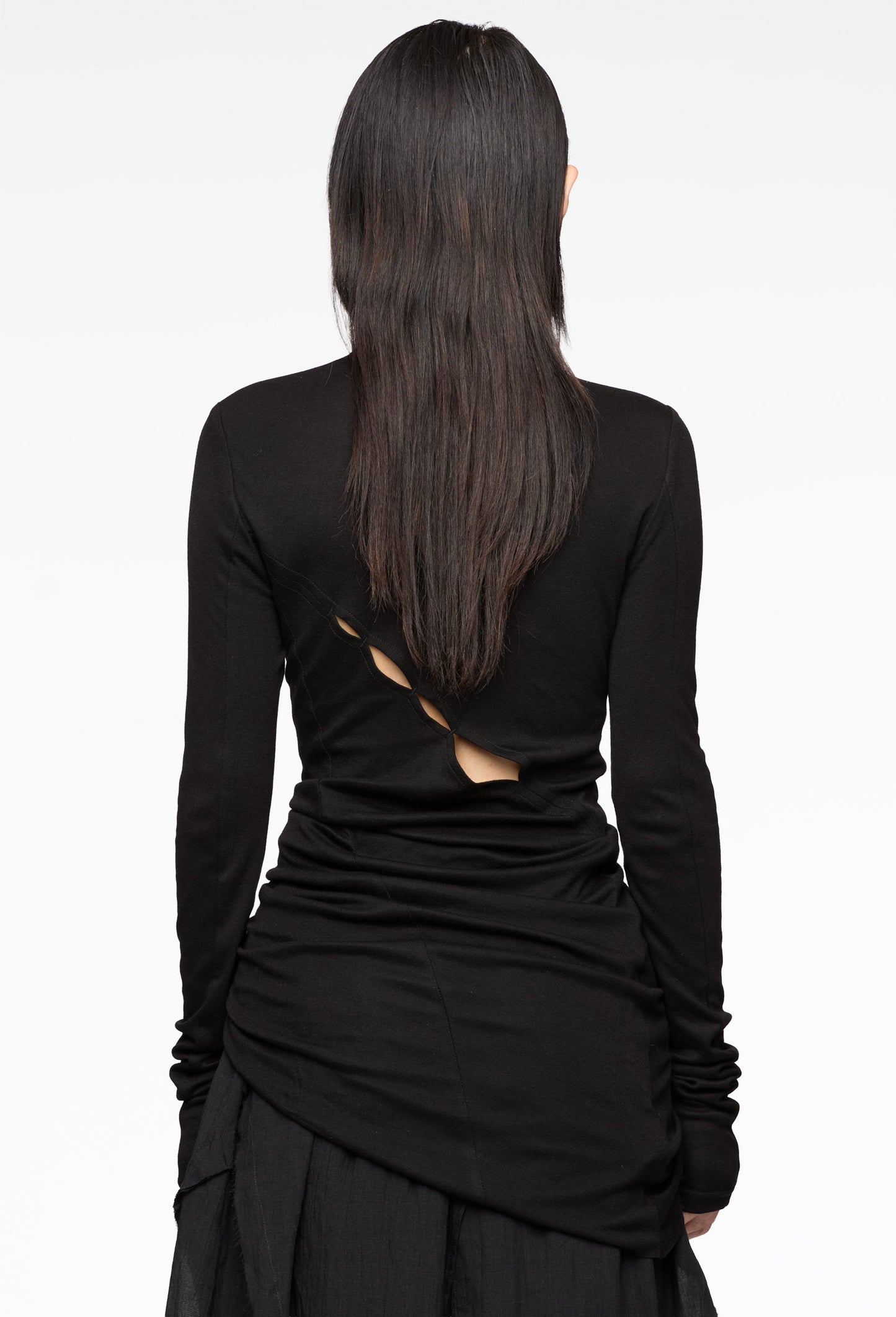 Black Knit Top
