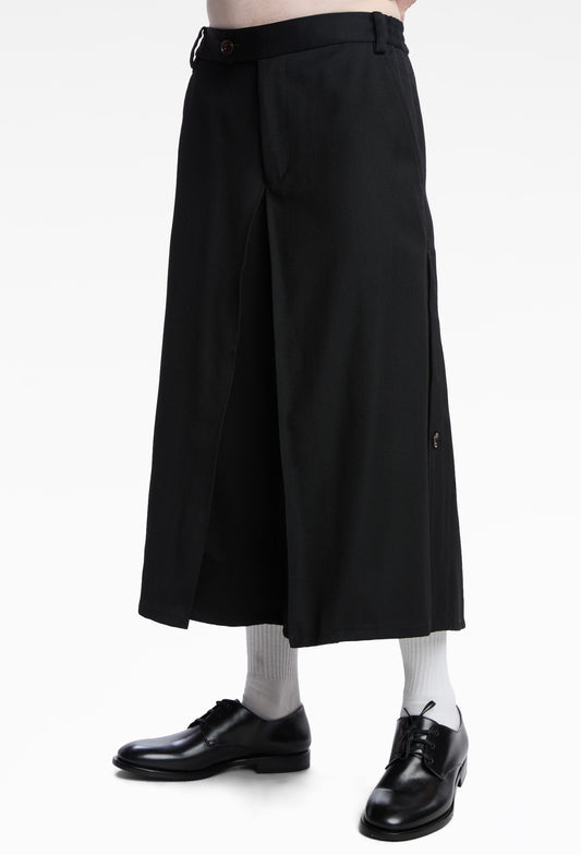 Black Layered Culotte