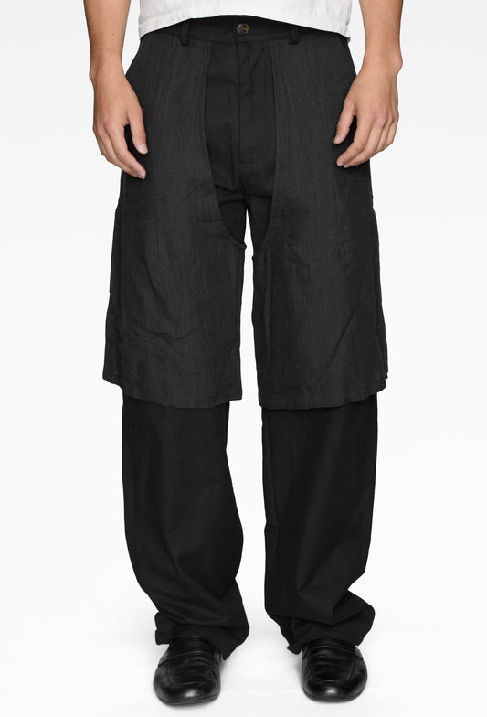 Black Muay Trousers
