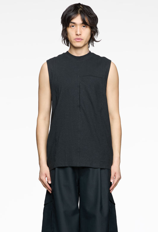 Black N Pocket Organic Cotton Tank Top
