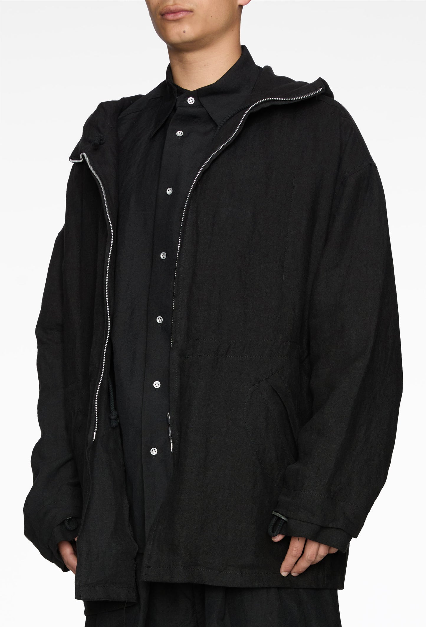 Black Reversible Boyhood Parka