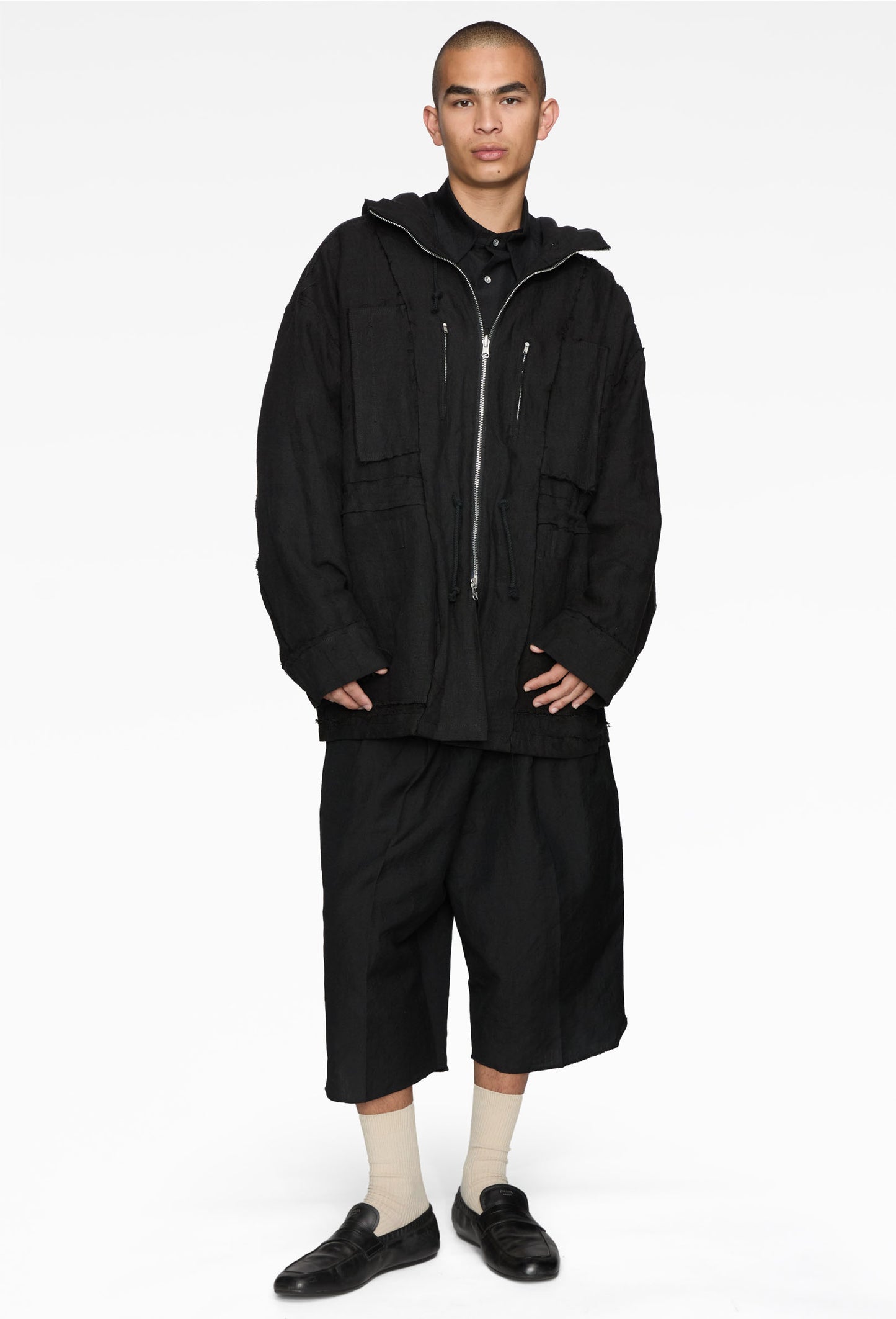 Black Reversible Boyhood Parka