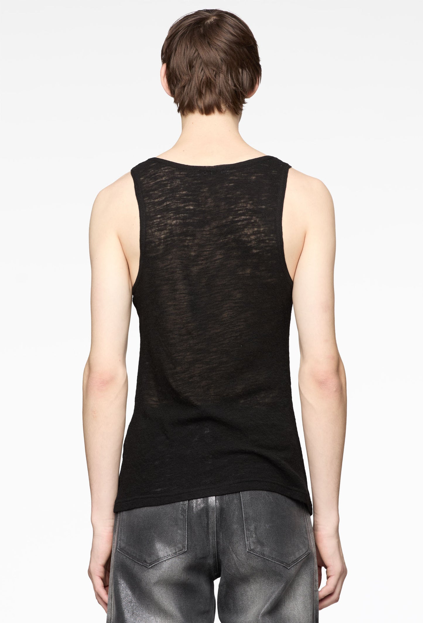 Black Safety Pin Tanktop