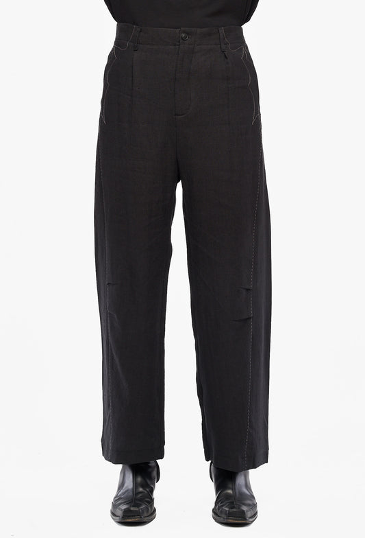 Black Sheer Pants