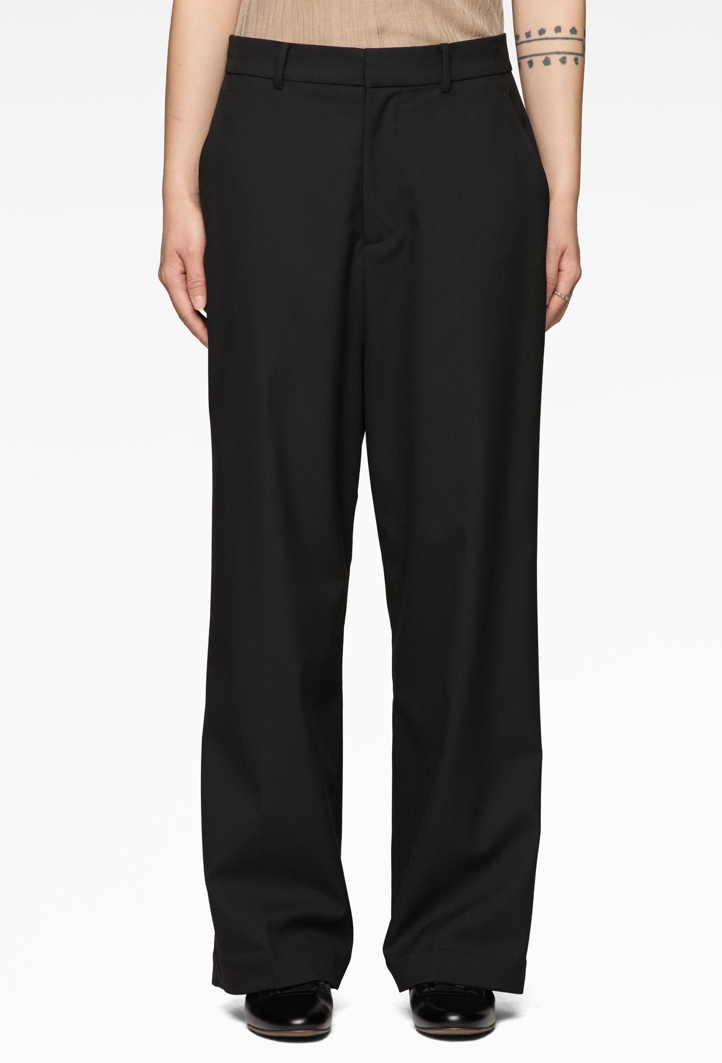 Black Slim Trousers