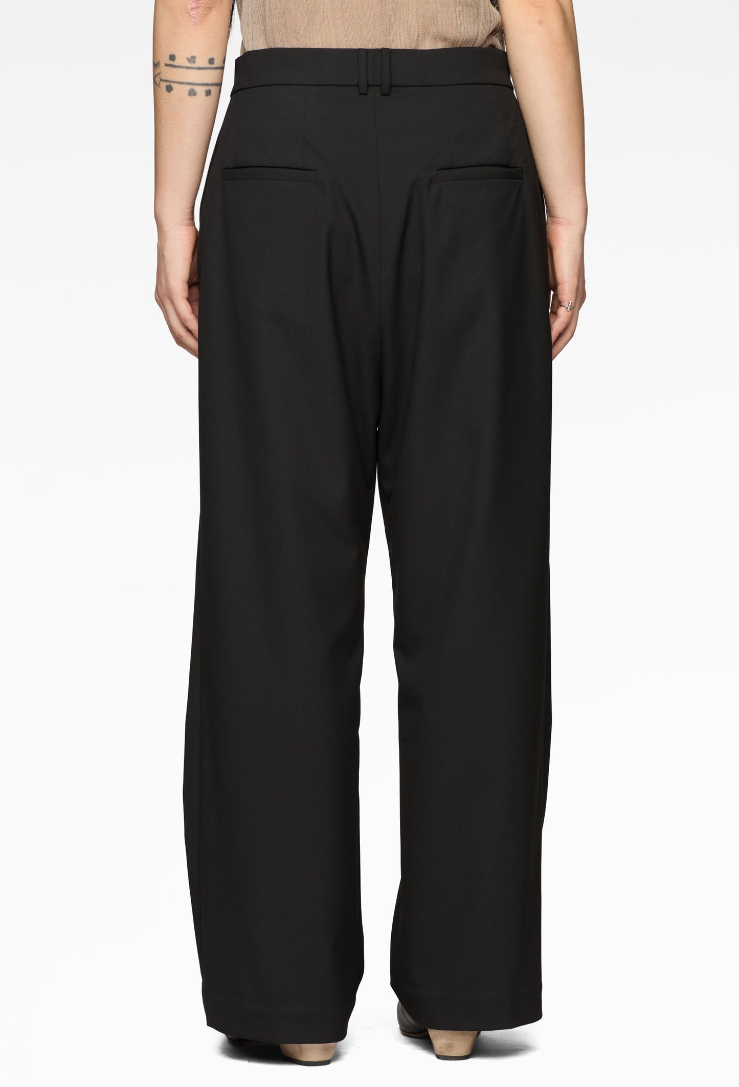 Black Slim Trousers