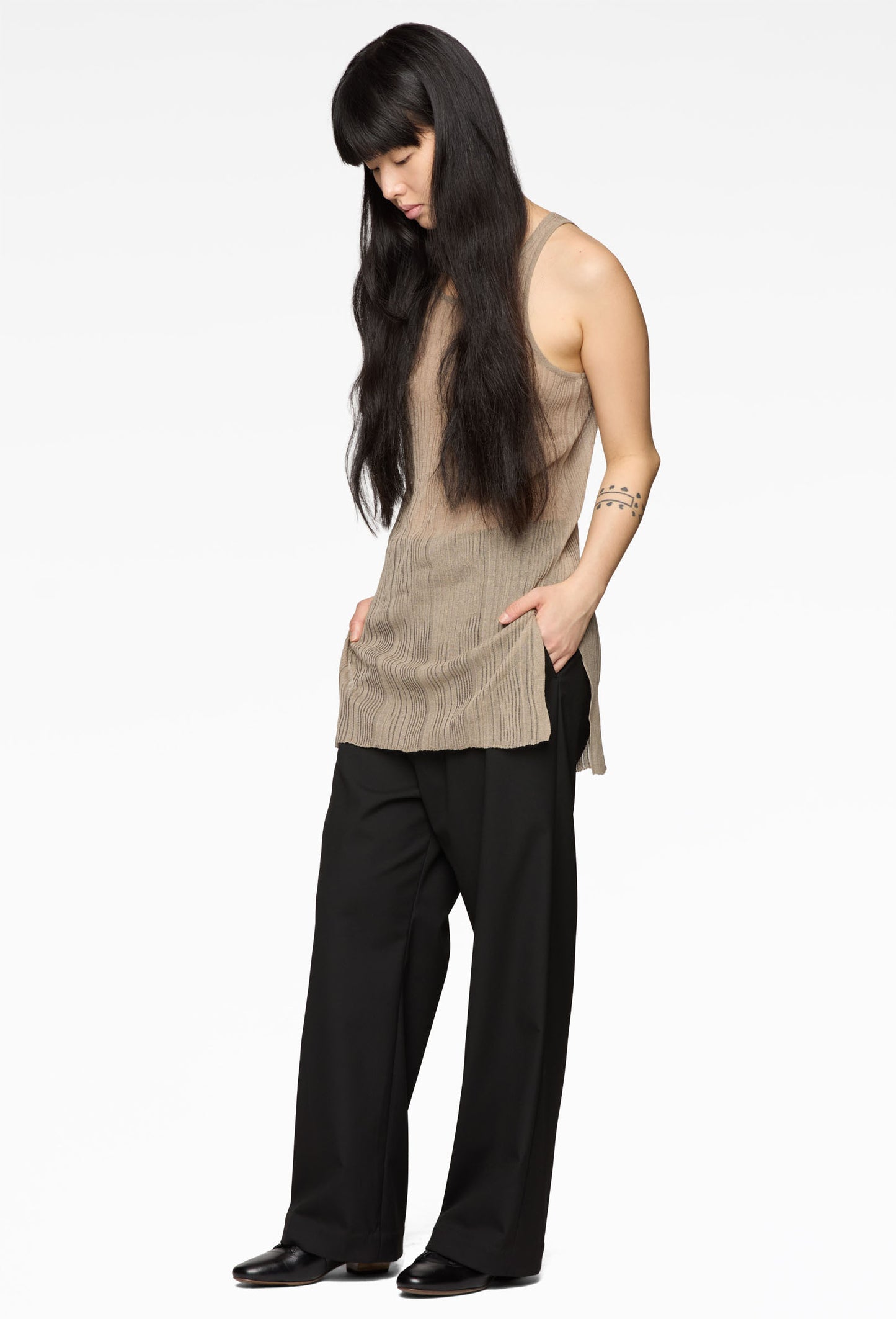 Black Slim Trousers