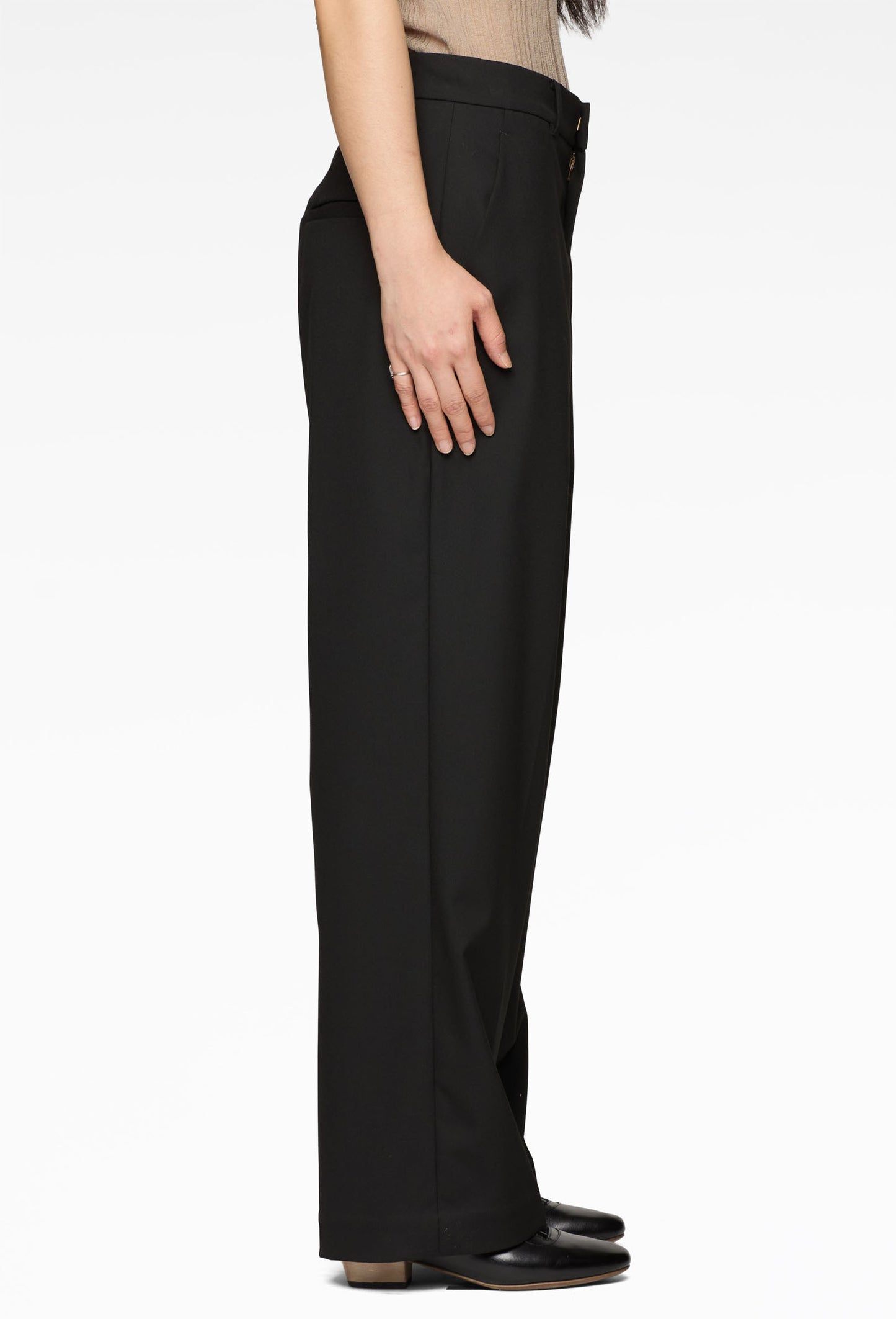 Black Slim Trousers