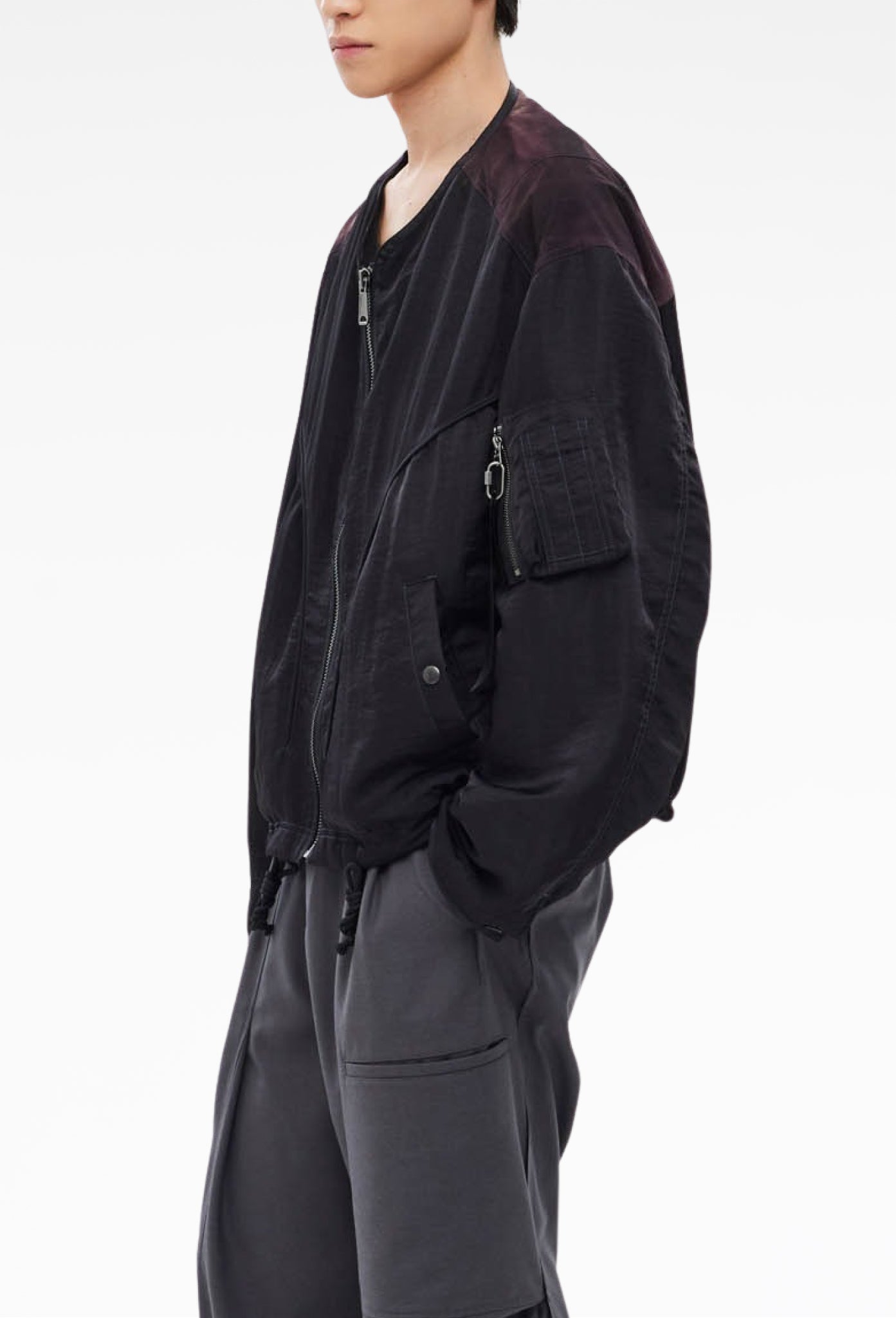 Black Sun-Bleached Liner Jacket (Alpha Industries)
