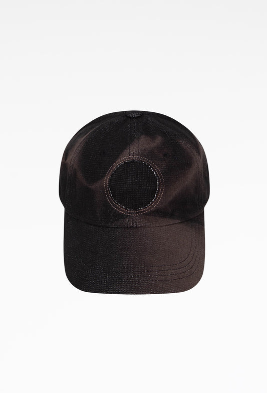 Black Sun-Bleached Sun Cap