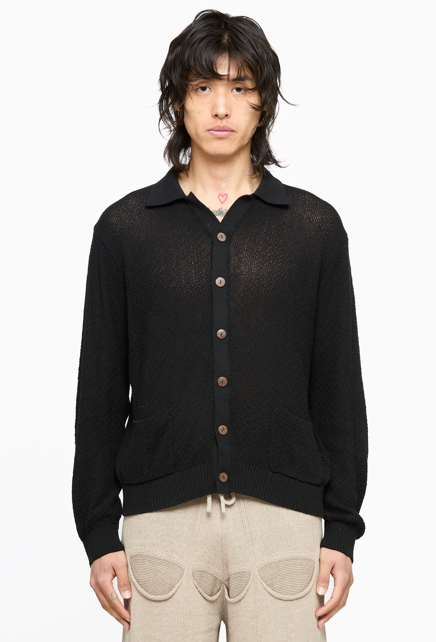 Black Urban Comfy Cardigan