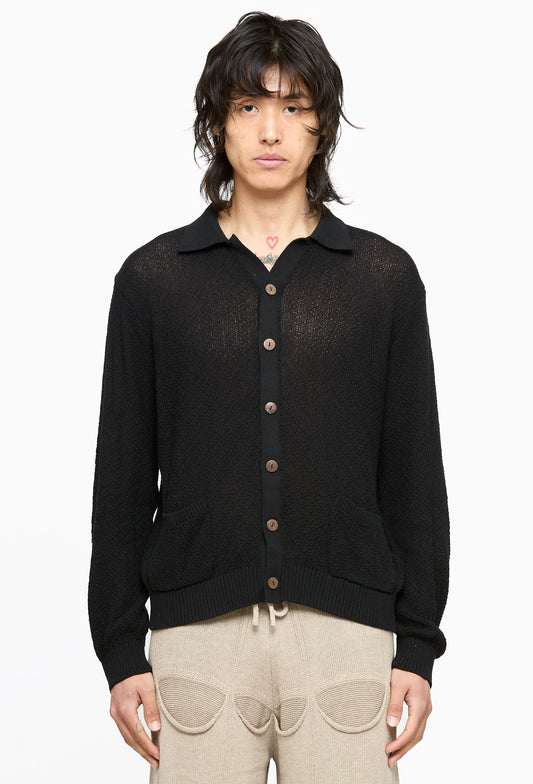 Black Urban Comfy Cardigan