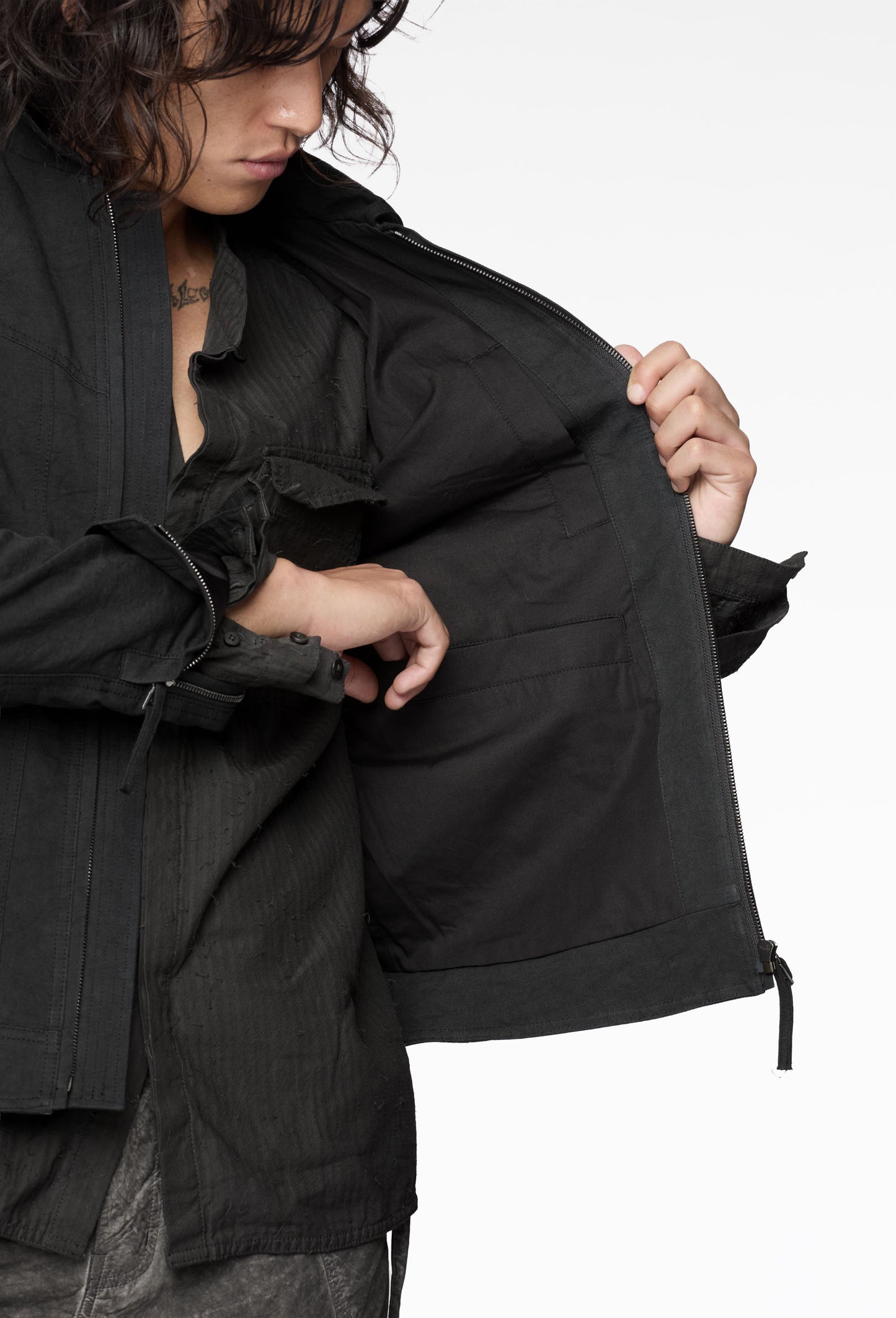Black Work Blouson