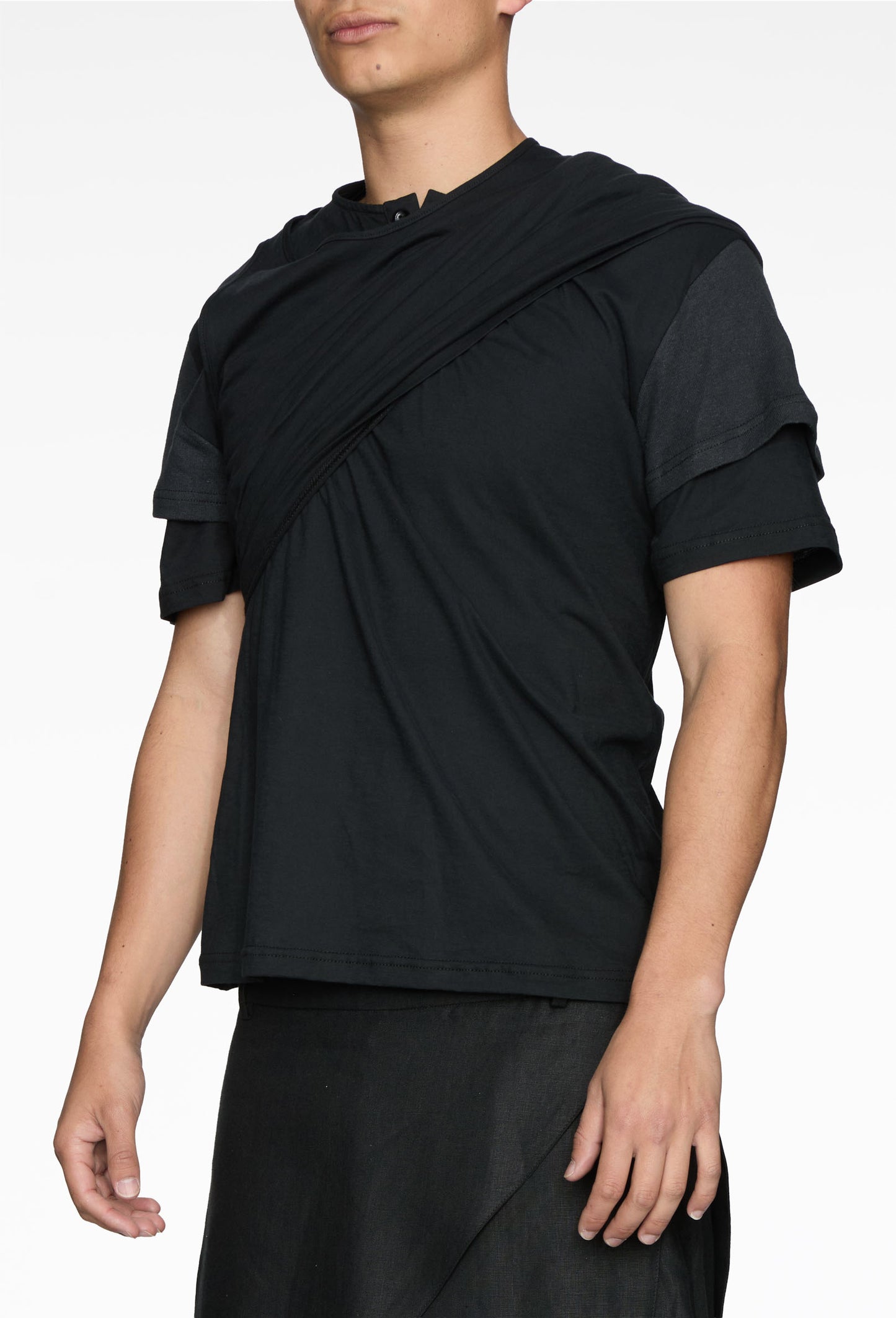 Black Wrapped Top
