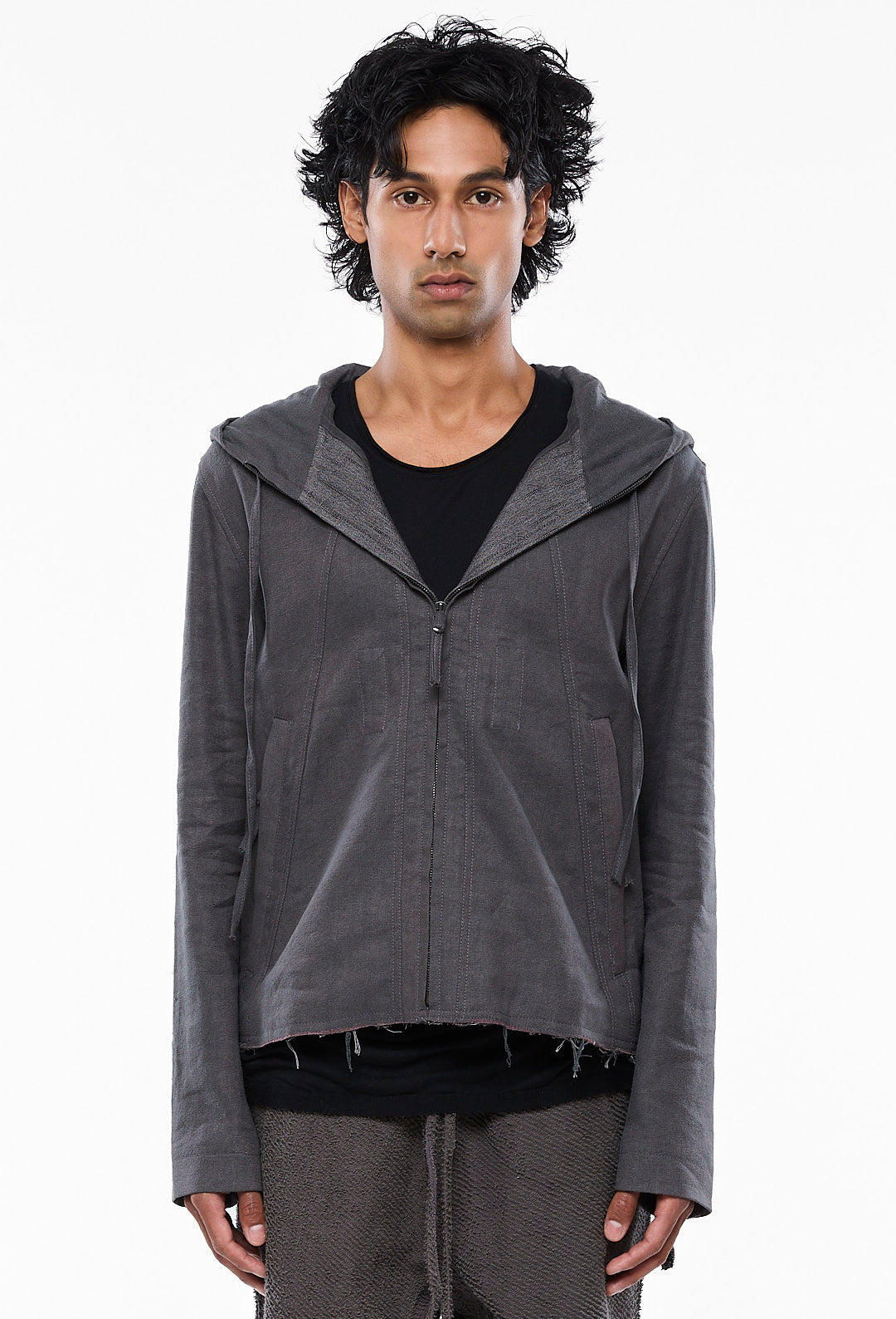 Rat Grey Hooded Jacket