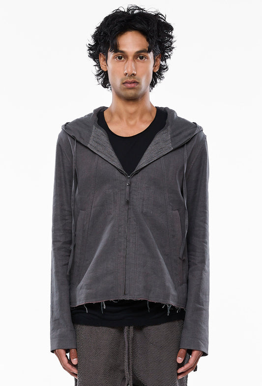Rat Grey Hooded Jacket