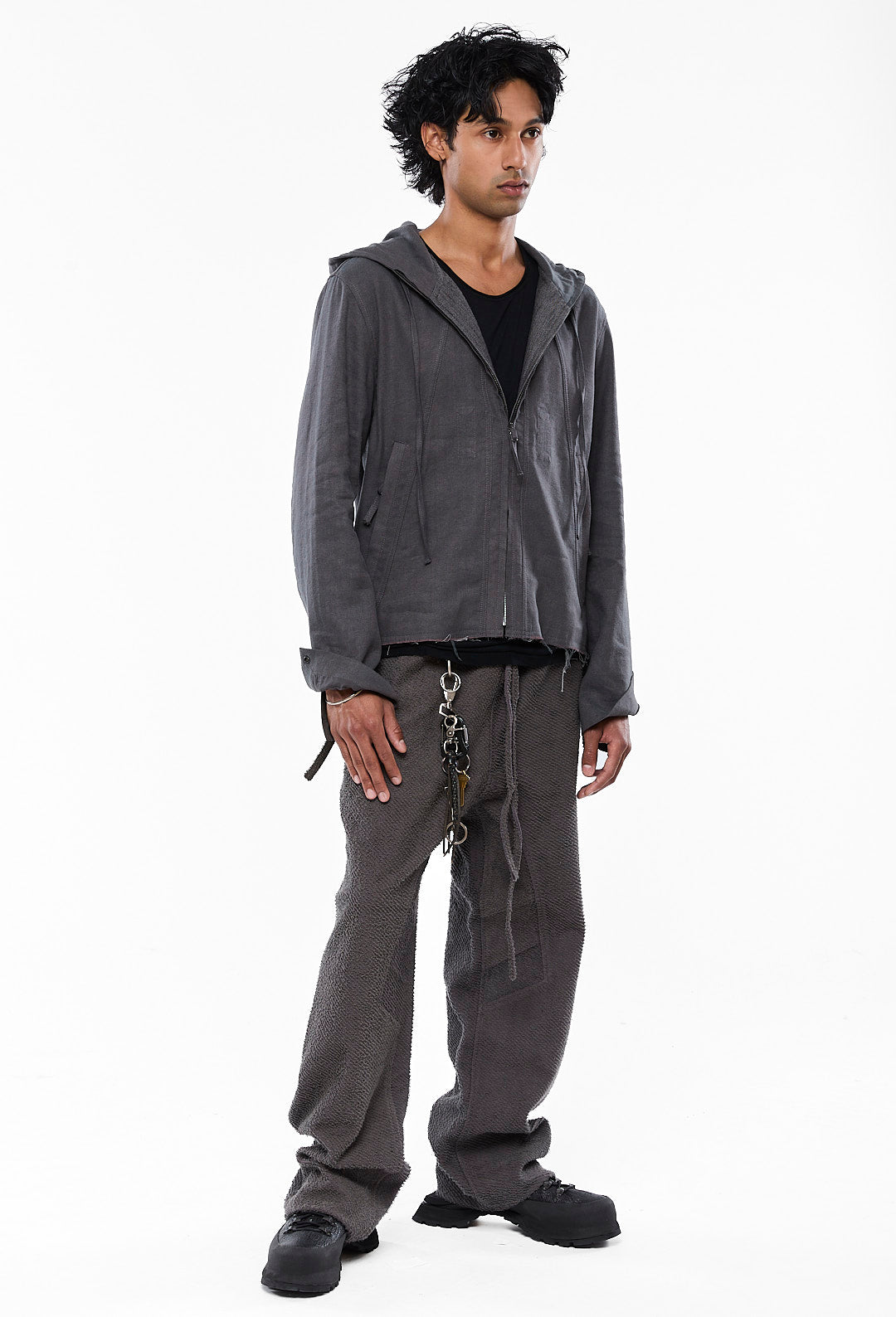 Rat Grey Hooded Jacket