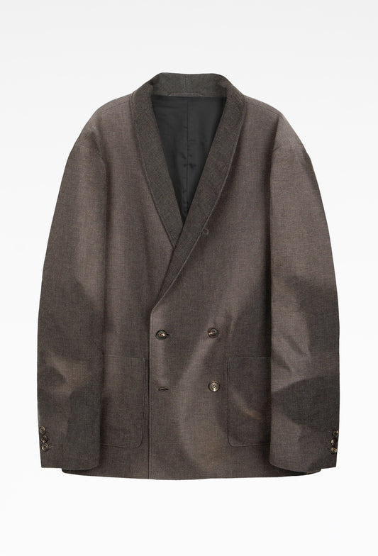 Brown Sun-Bleached Tailored Jacket