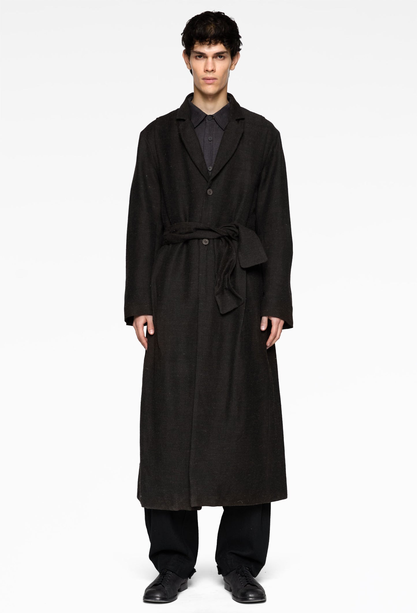Brown Wool Topcoat